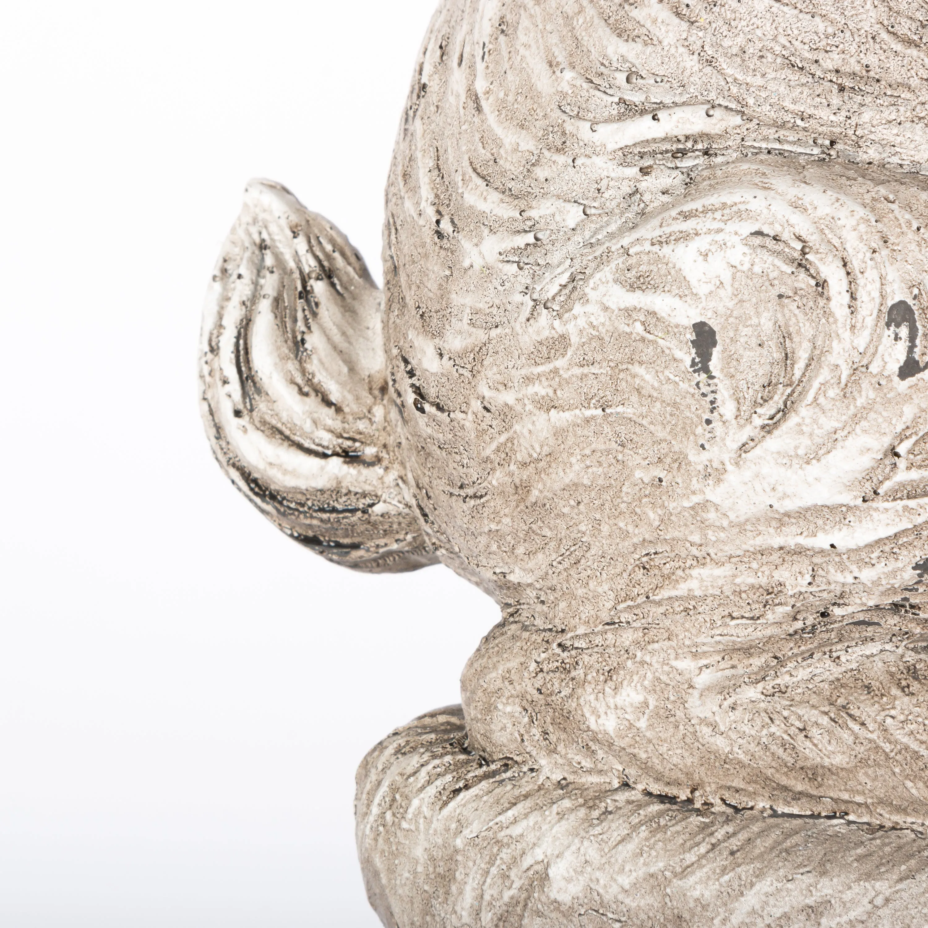 14.5 in Resin Kissing Bunnies Statue