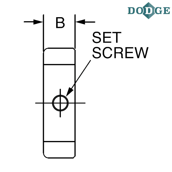 456225 DODGE - 1/8 SOLID S.S. COLLAR