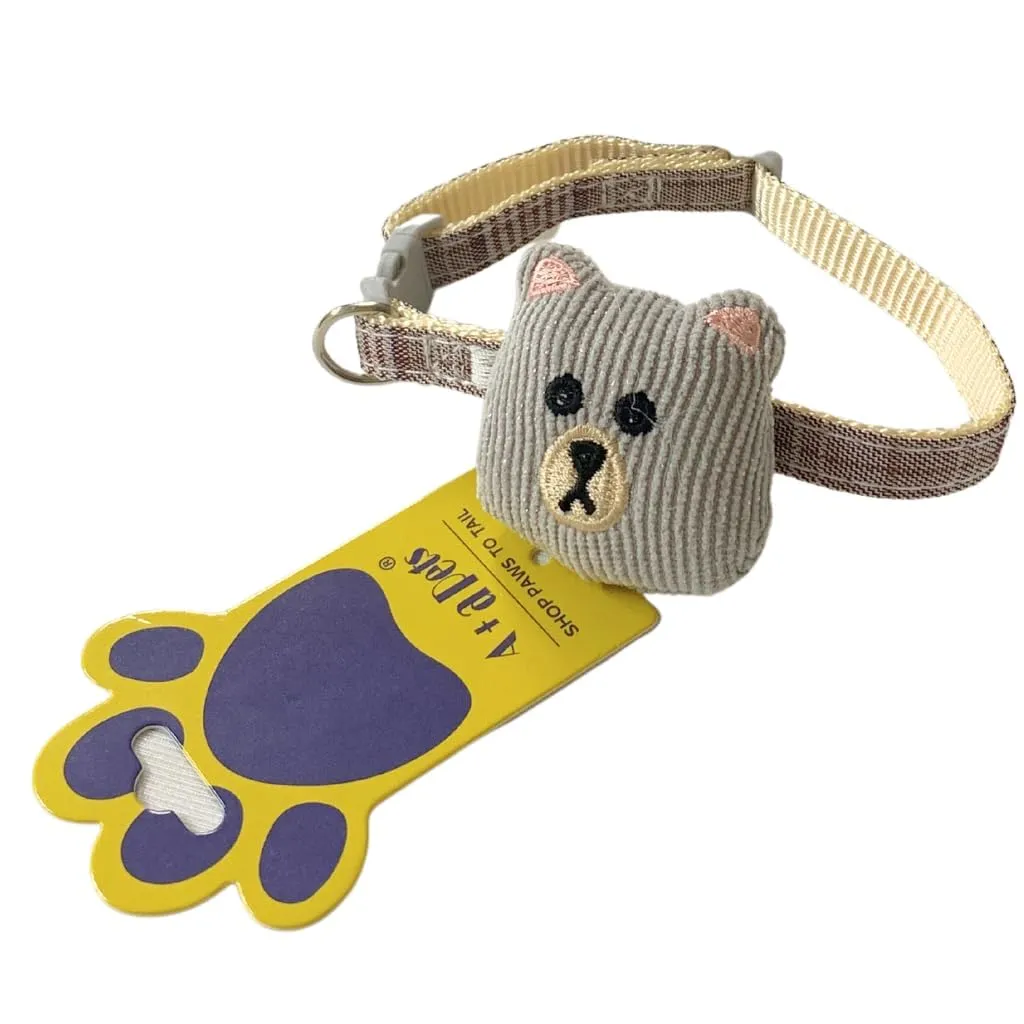 A a Pets' Soft Handmade Everyday Adjustable Cat Collar (SET OF 4)