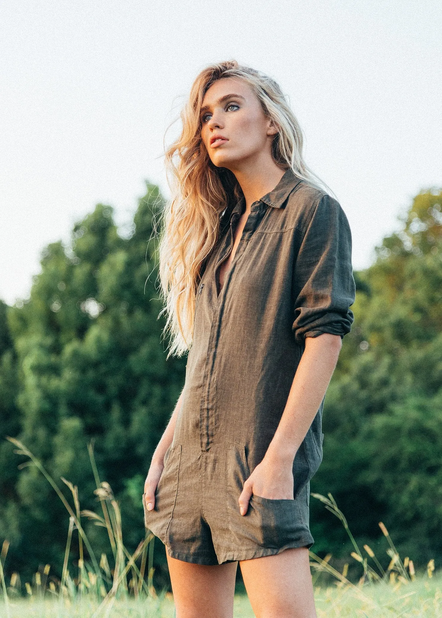 Afends Womens Wildling - Hemp Playsuit