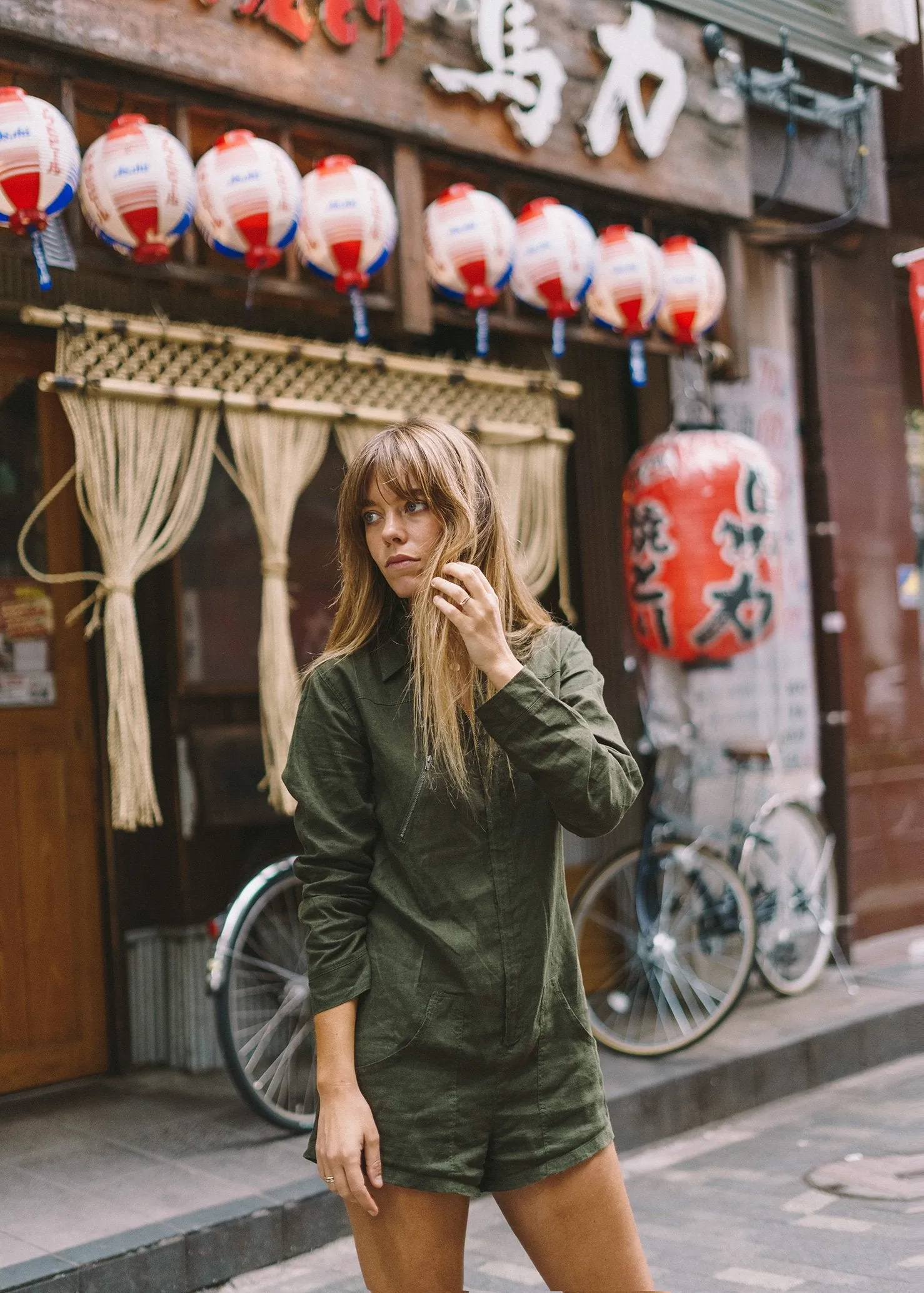 Afends Womens Wildling - Hemp Playsuit