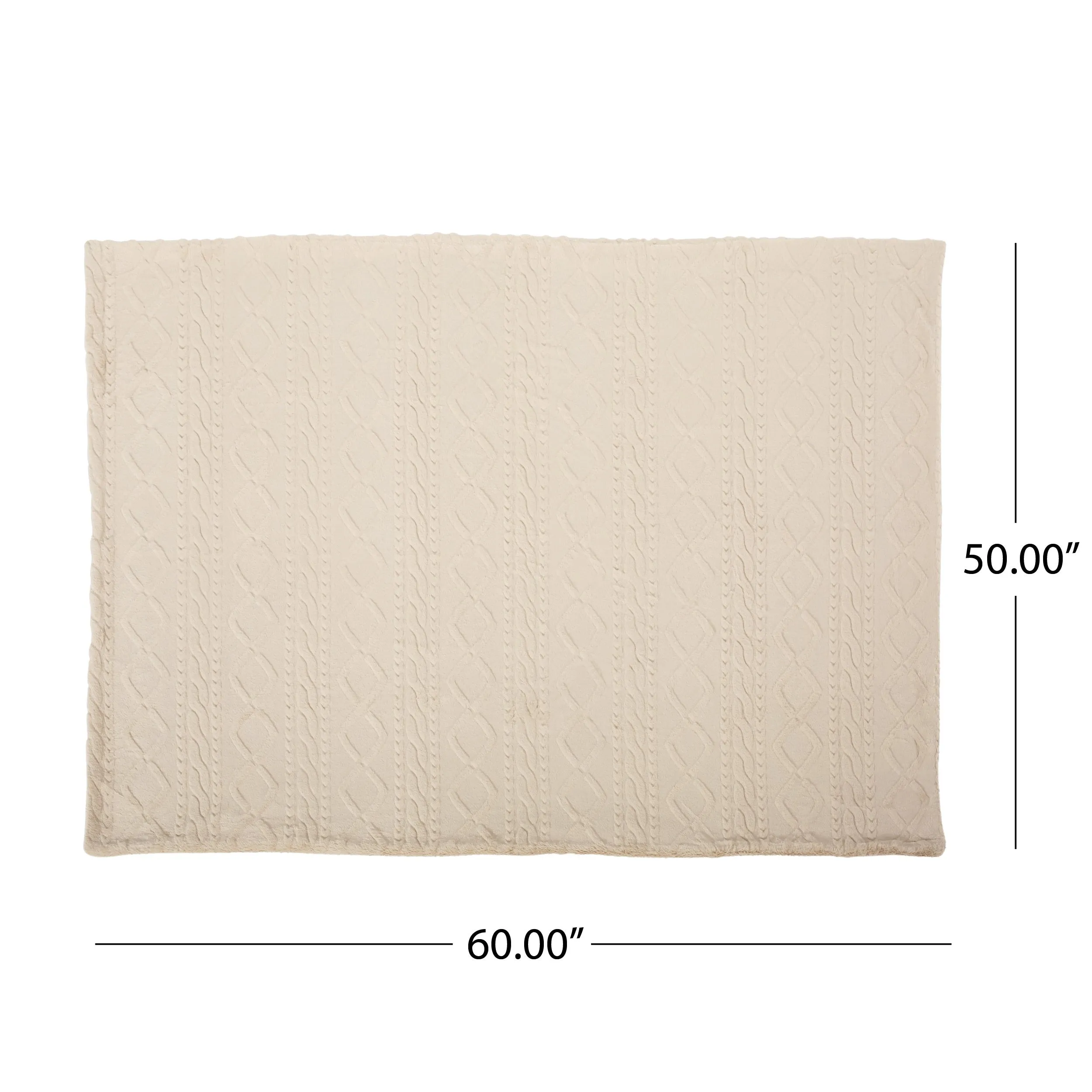 Alric Faux Fur Throw Blanket