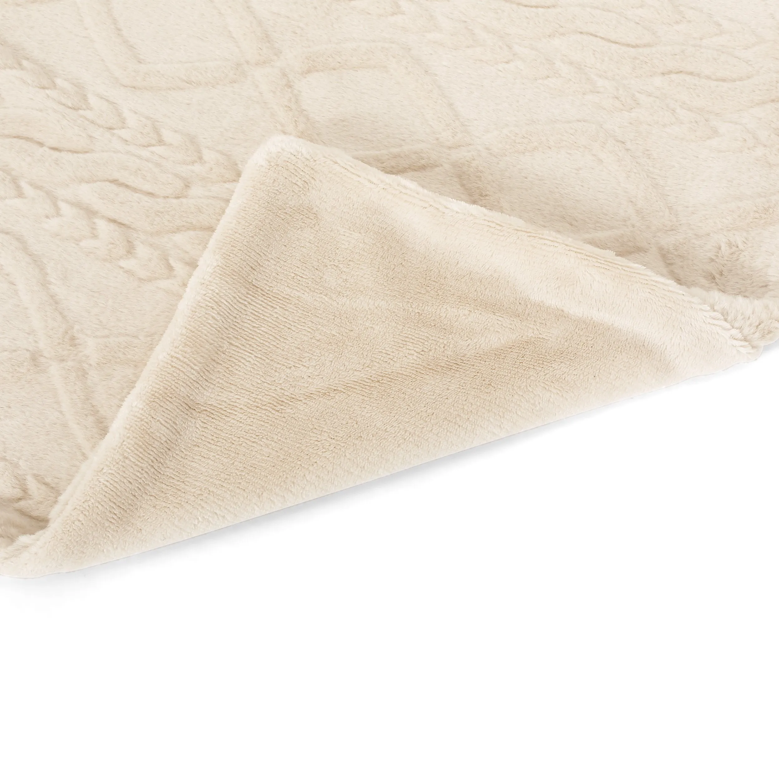 Alric Faux Fur Throw Blanket