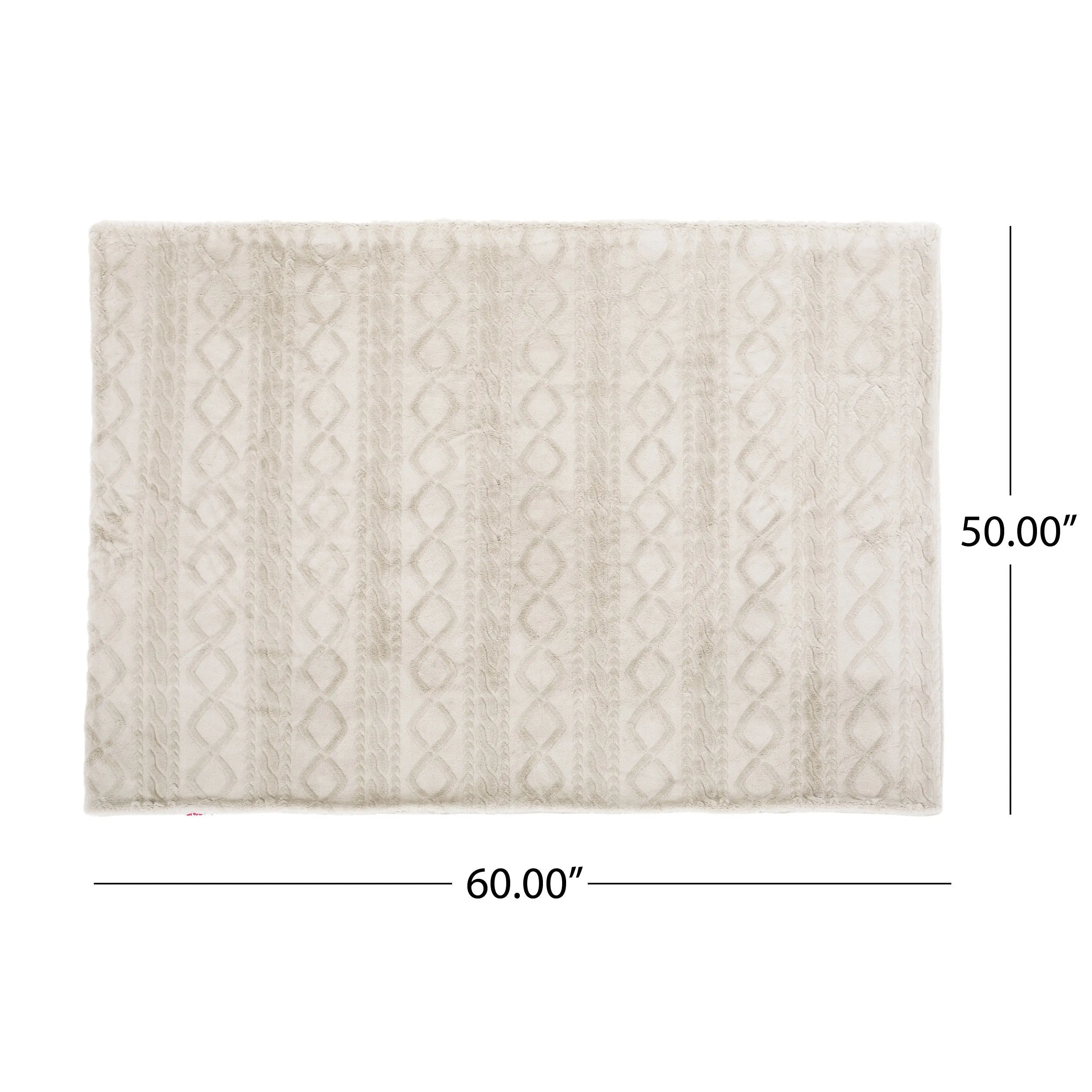 Alric Faux Fur Throw Blanket