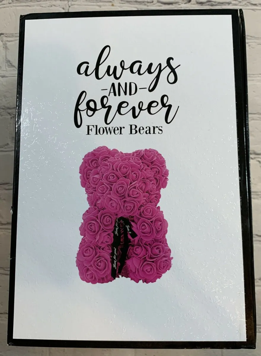 Always & Forever - Rose Flower Bear