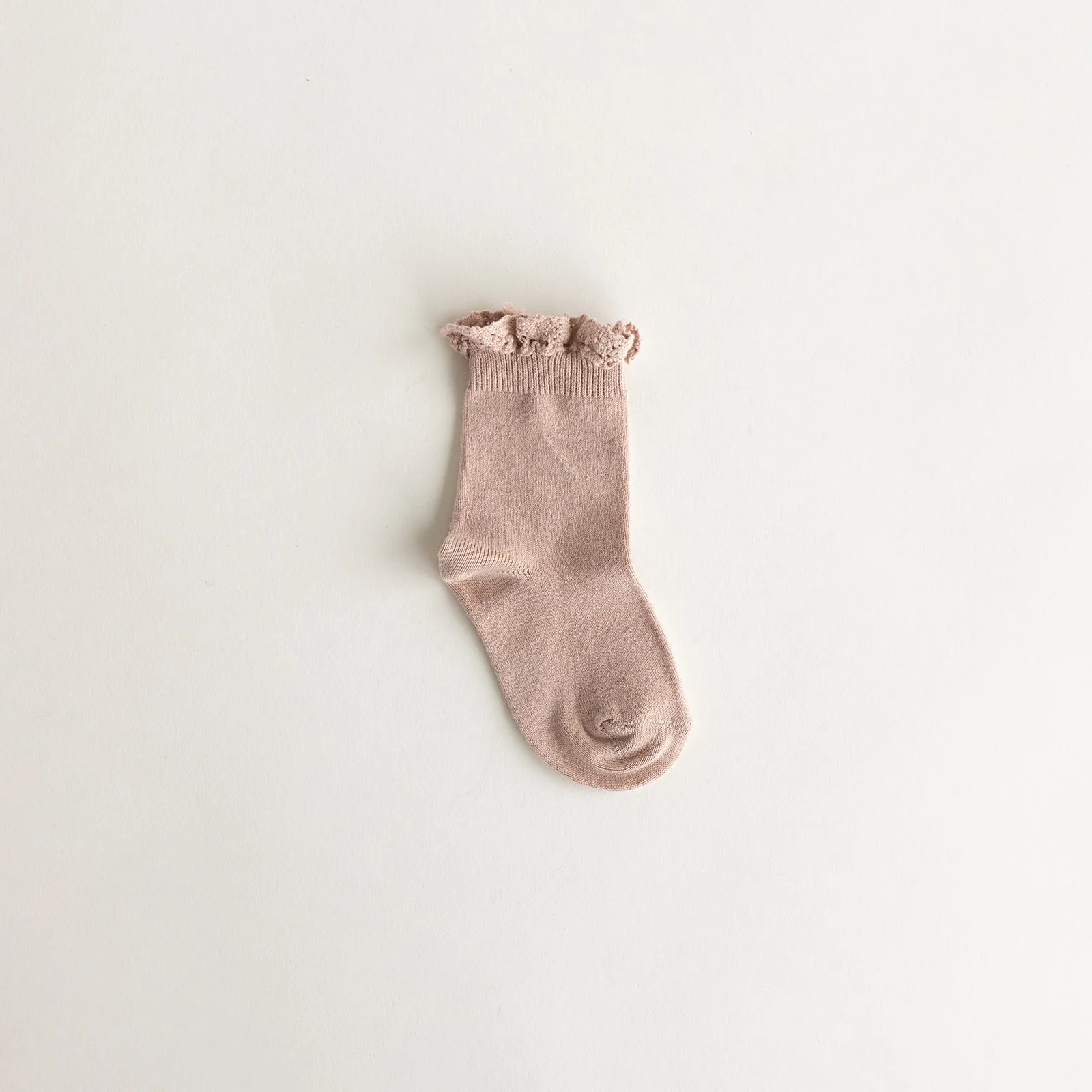 Ankle Socks with Lace Edging