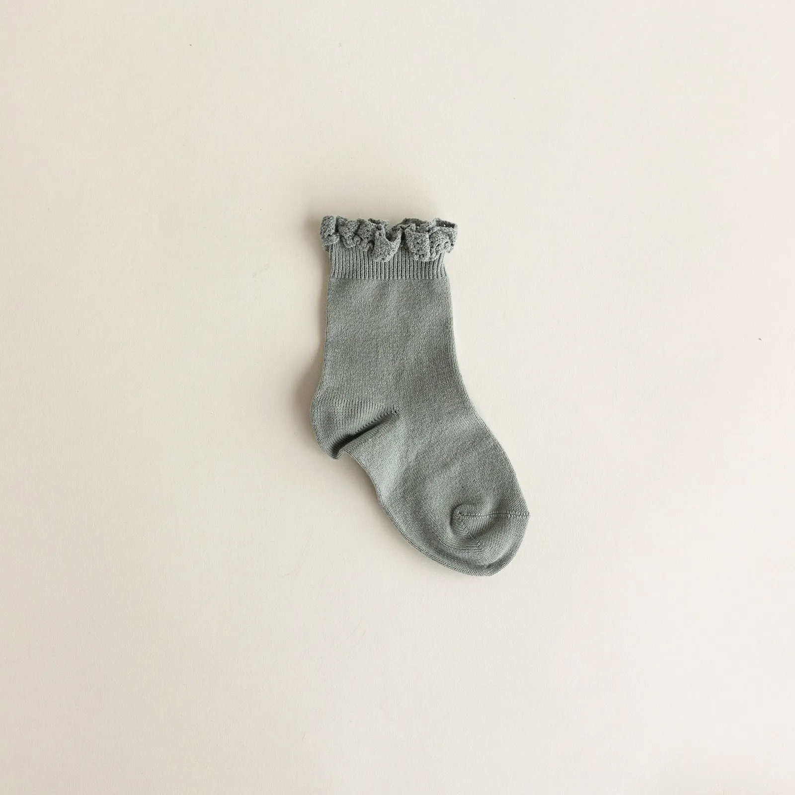Ankle Socks with Lace Edging