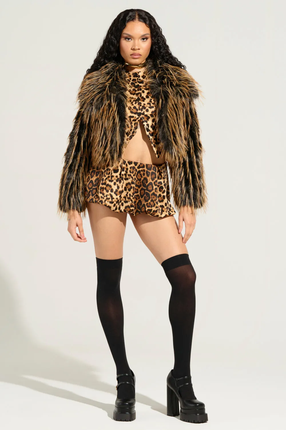 AURORA FAUX FUR JACKET