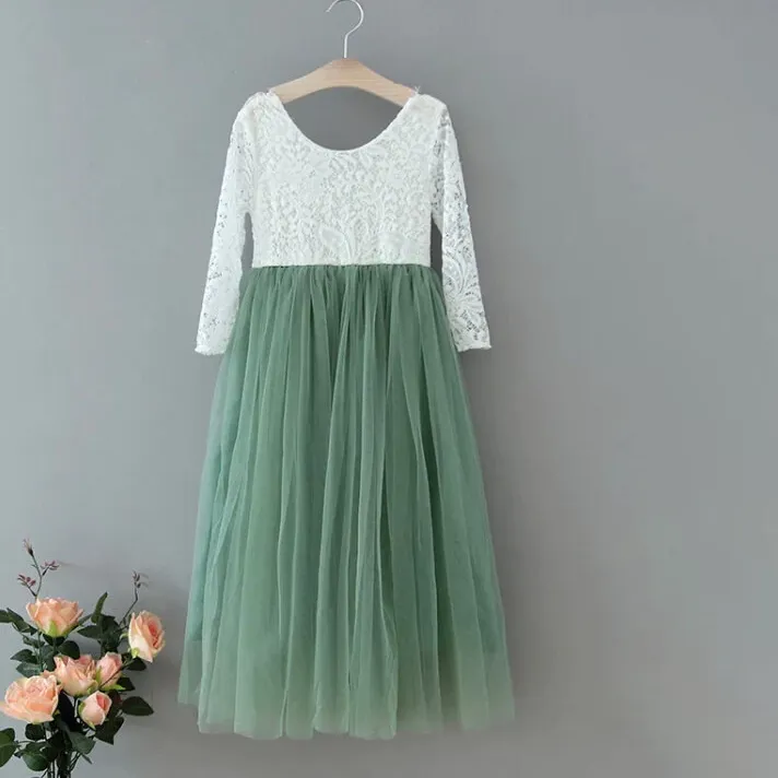 Baby Bohemian Classic Long Sleeve Dress - Many Colours Also Available