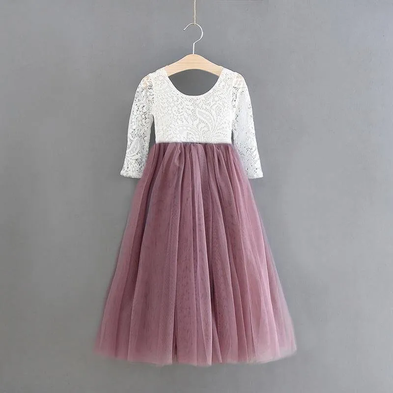 Baby Bohemian Classic Long Sleeve Dress - Many Colours Also Available