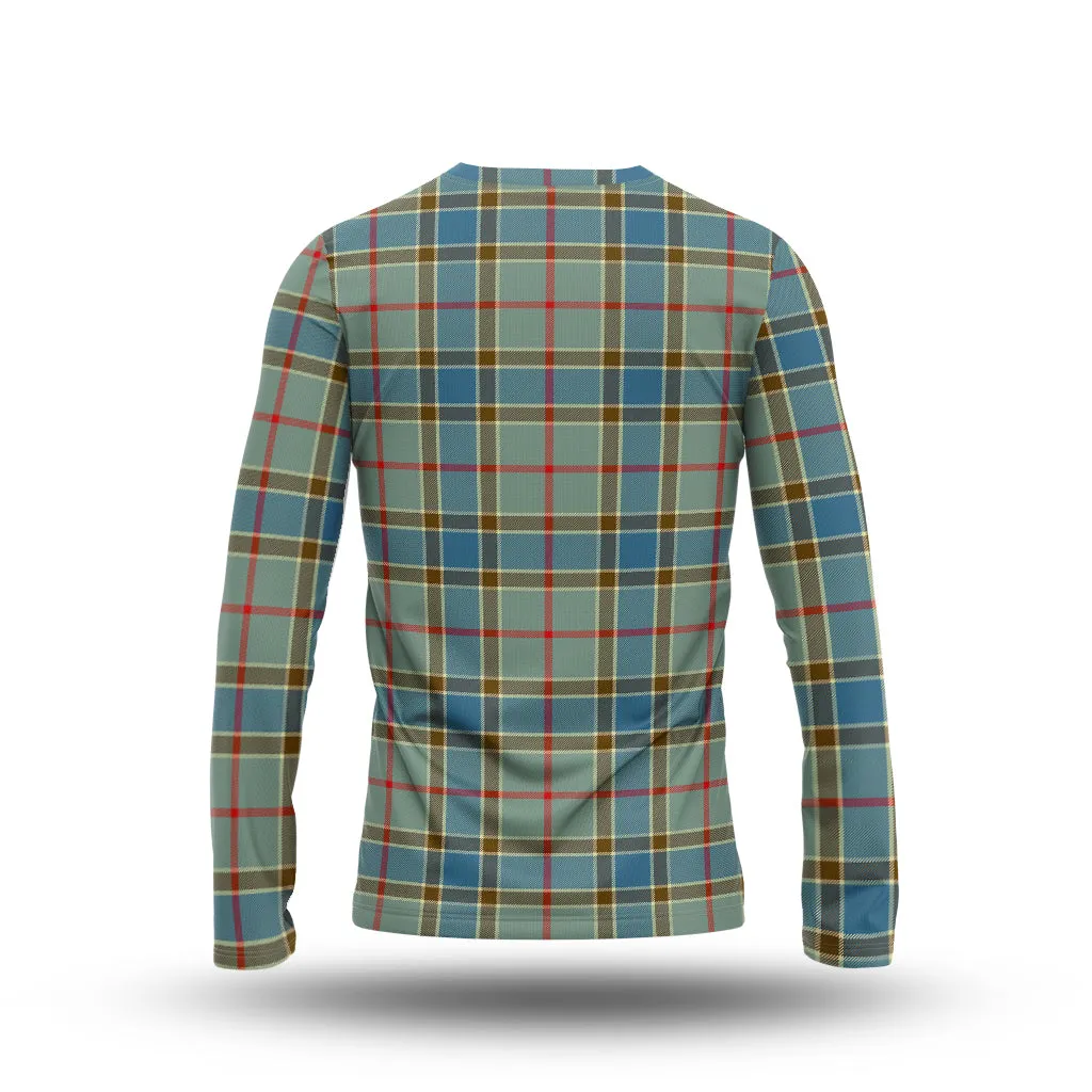 Balfour Blue Tartan Long Sleeve T-Shirt