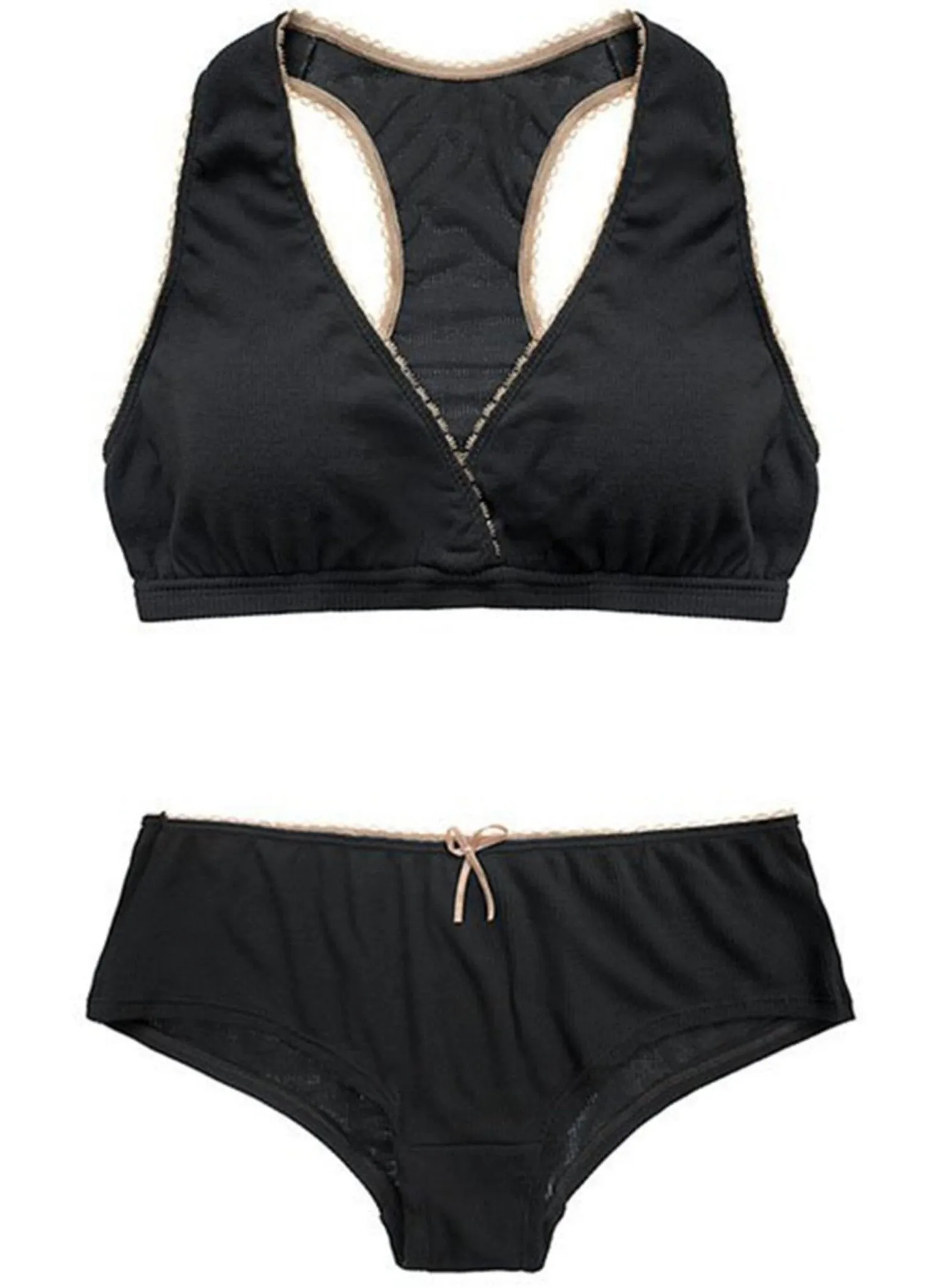 Bamboo Maternity Girlshort - Black