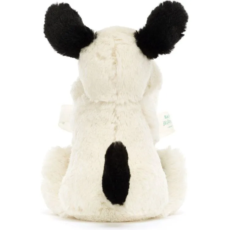 Bashful Black & Cream Puppy Soother