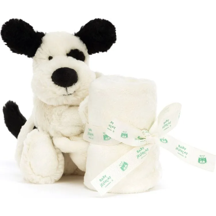 Bashful Black & Cream Puppy Soother