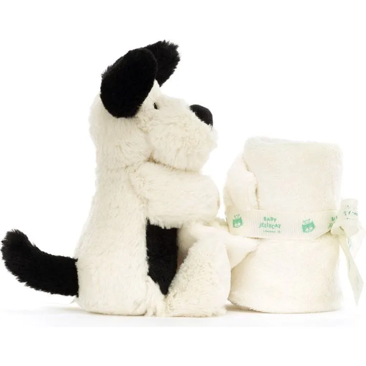 Bashful Black & Cream Puppy Soother