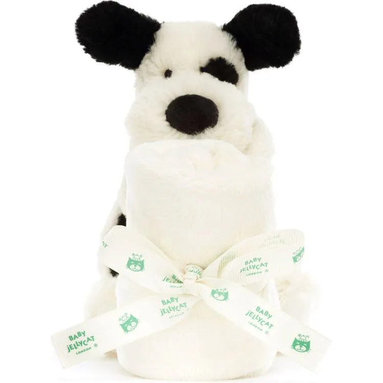Bashful Black & Cream Puppy Soother