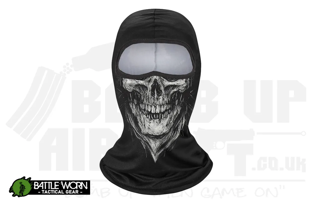 Battleworn Tactical Balaclava Snood - Creepy 1