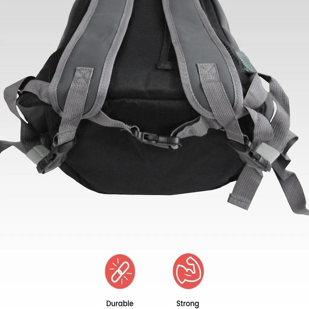 Breathable Pet Carrier Backpack with Pockets, Blue - FLOOFI