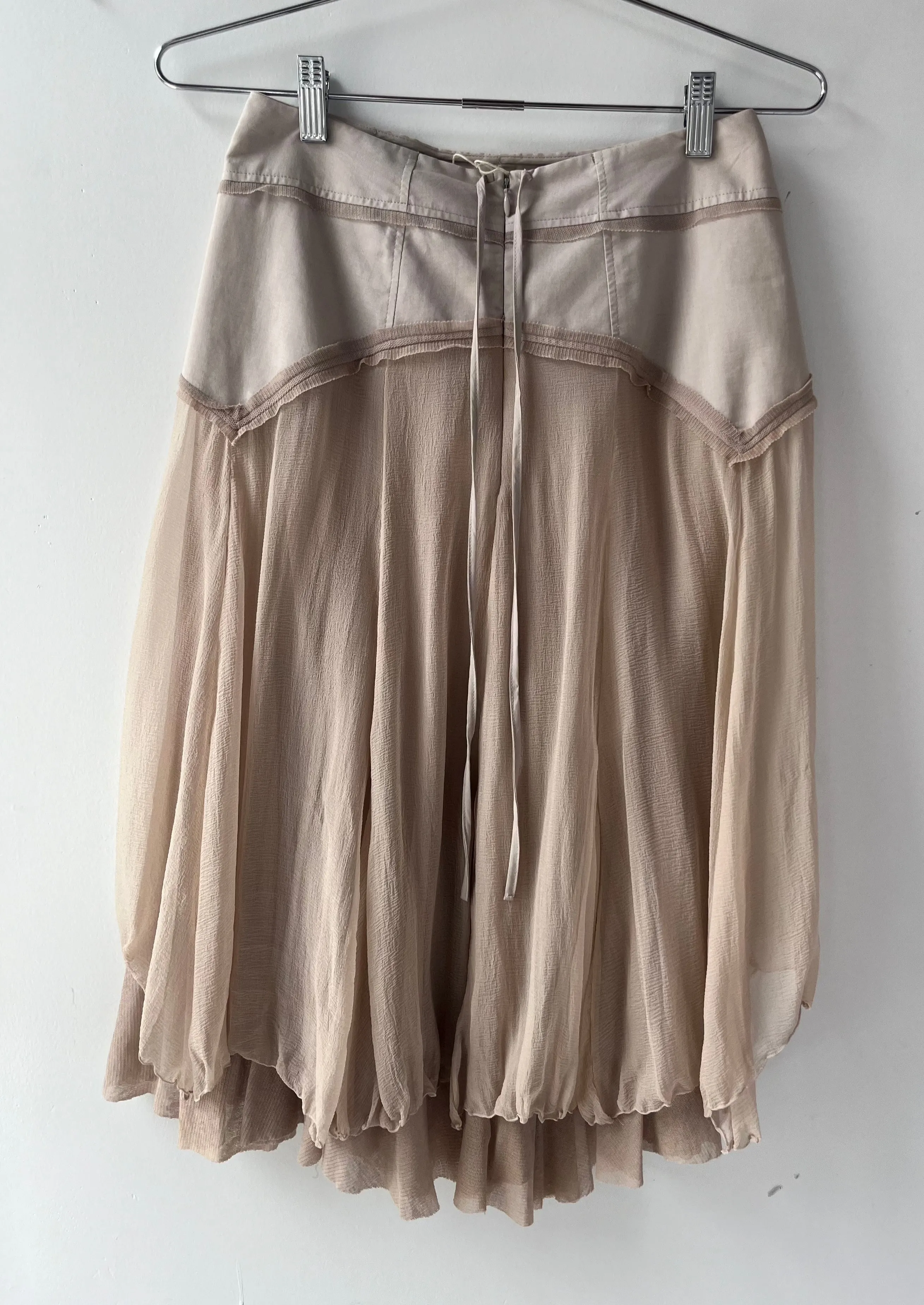 Chloe F/W 2003 Silk Gauze Skirt