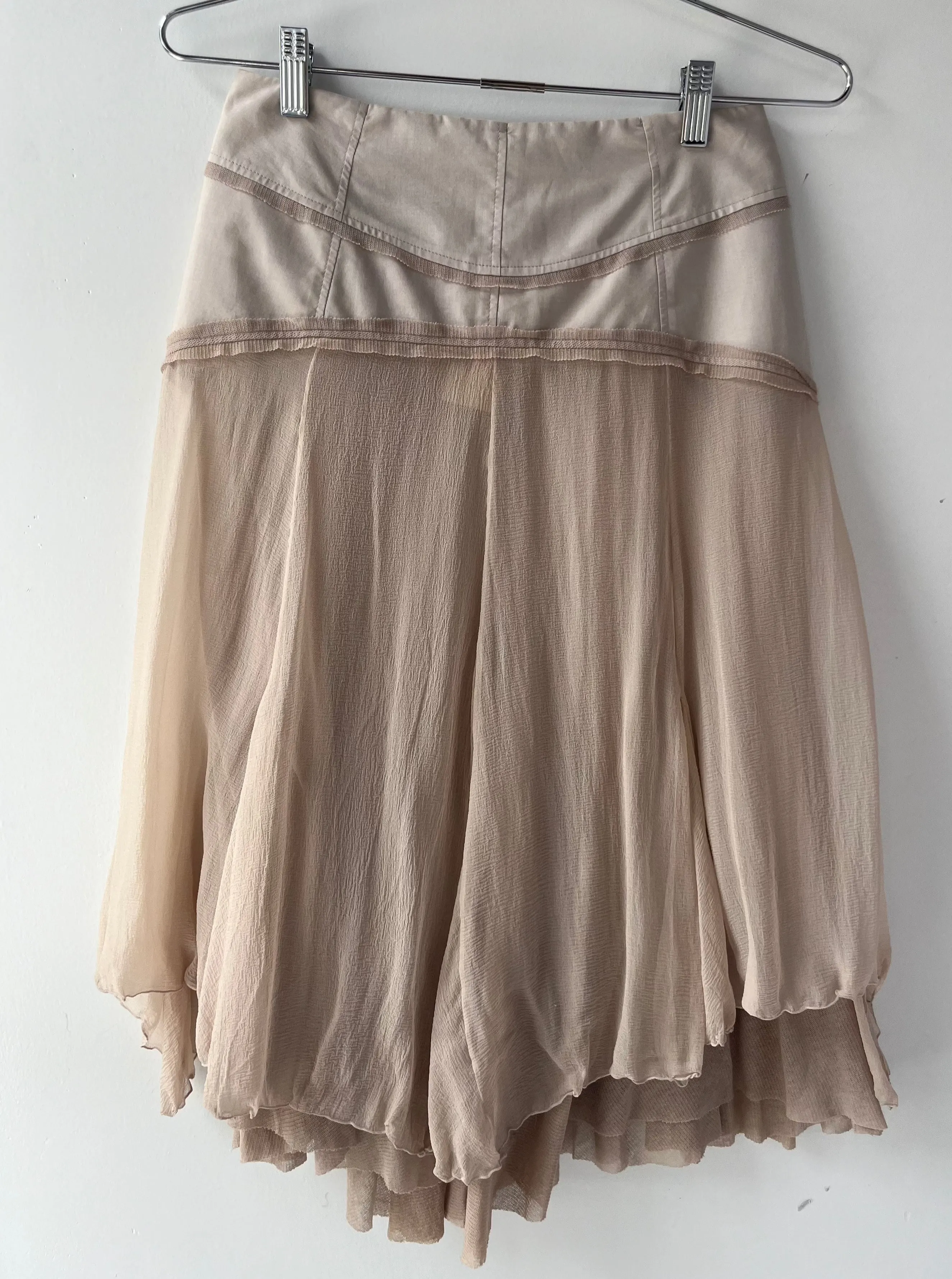 Chloe F/W 2003 Silk Gauze Skirt