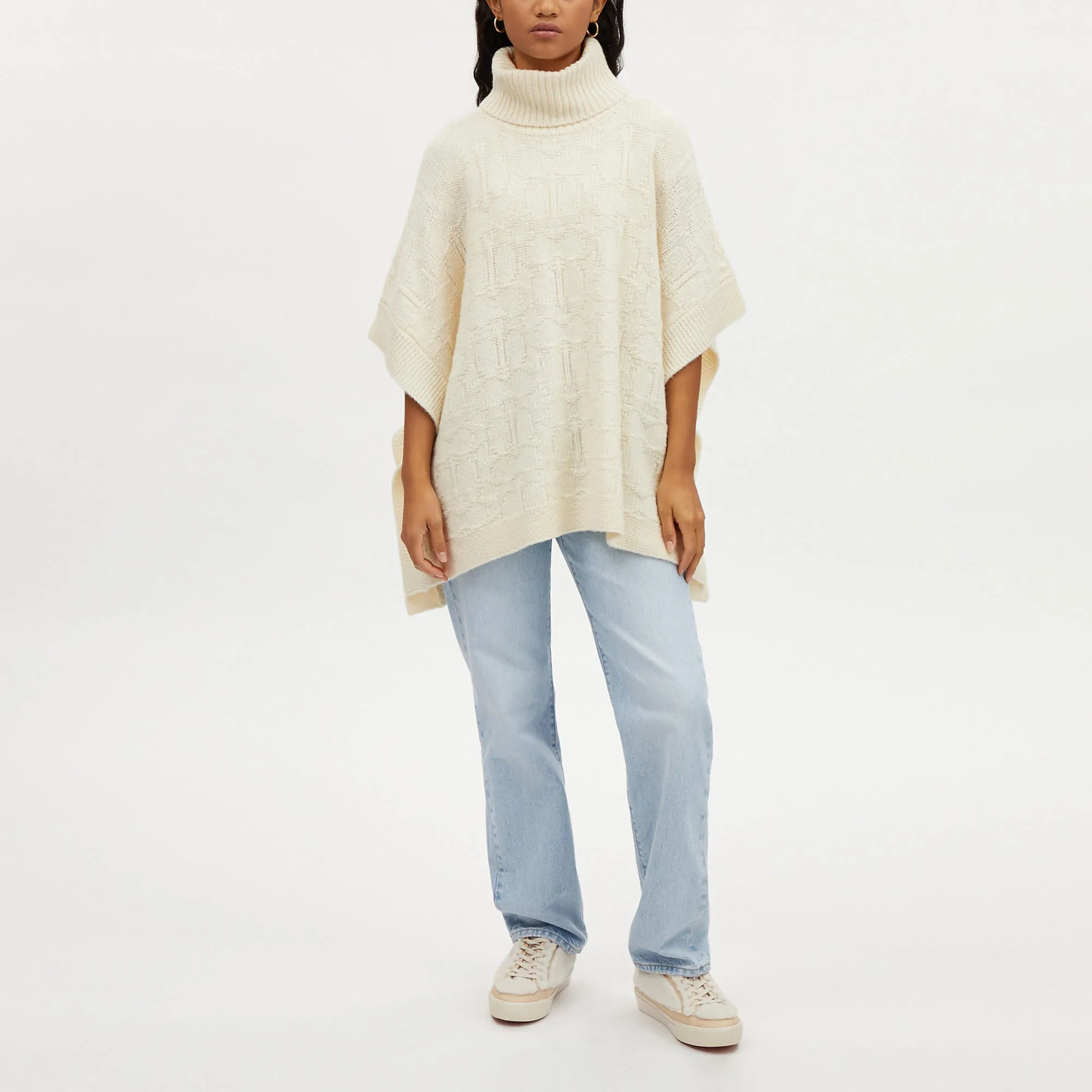Coach Outlet Signature Knit Poncho