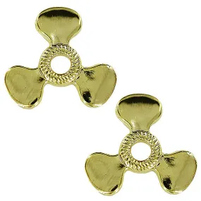 Collar Device: Machinist Propeller with Hole in the center - gold