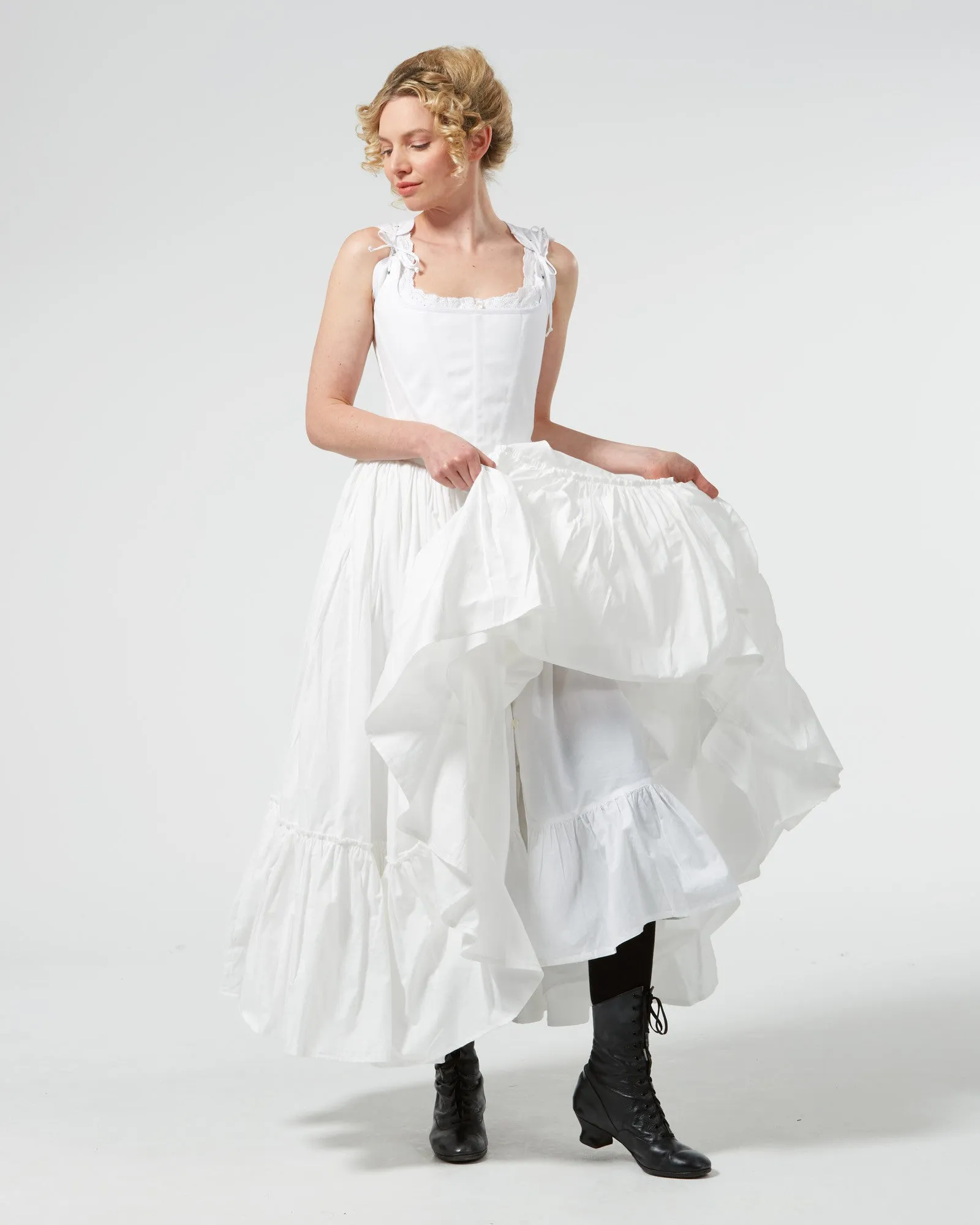 Cotton petticoat - white