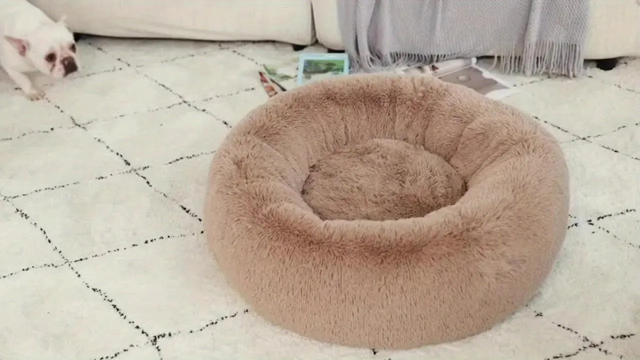 Cozy Anti-Anxiety Donut Cuddler Bed