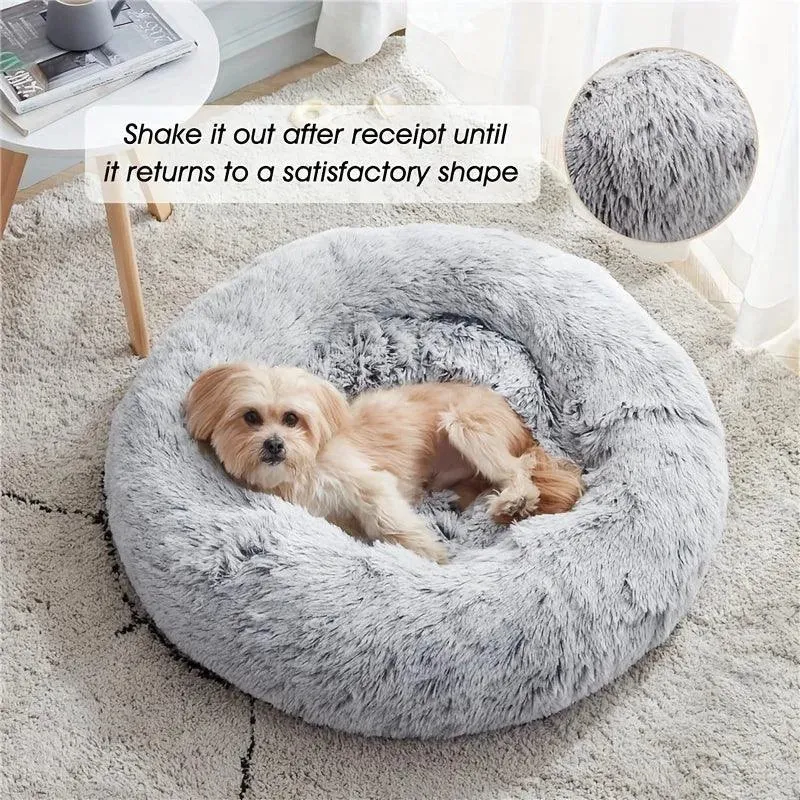 Cozy Anti-Anxiety Donut Cuddler Bed