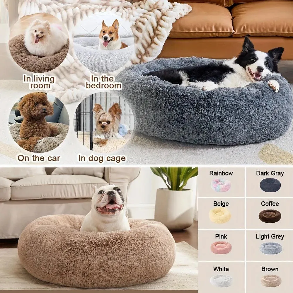 Cozy Anti-Anxiety Donut Cuddler Bed