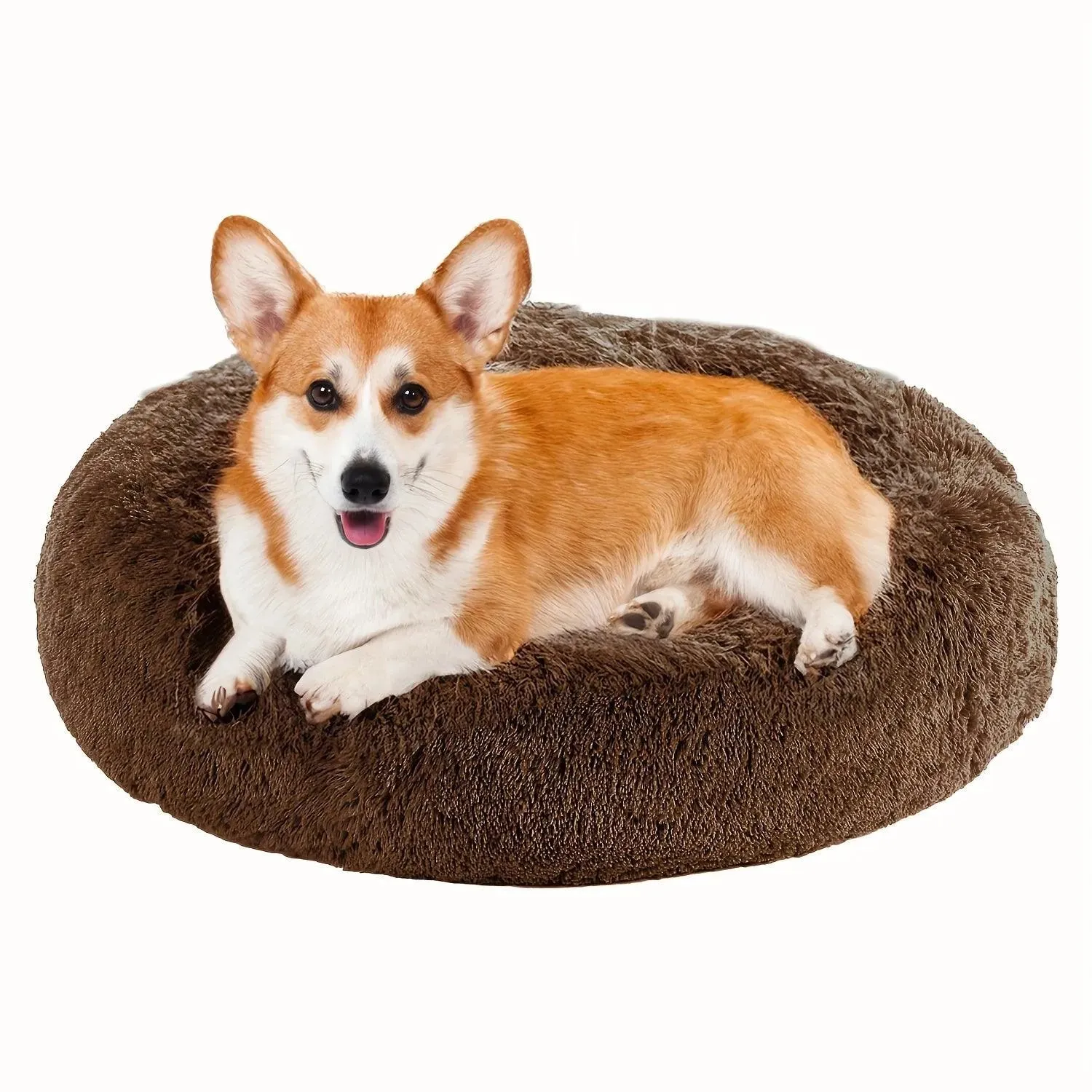 Cozy Anti-Anxiety Donut Cuddler Bed