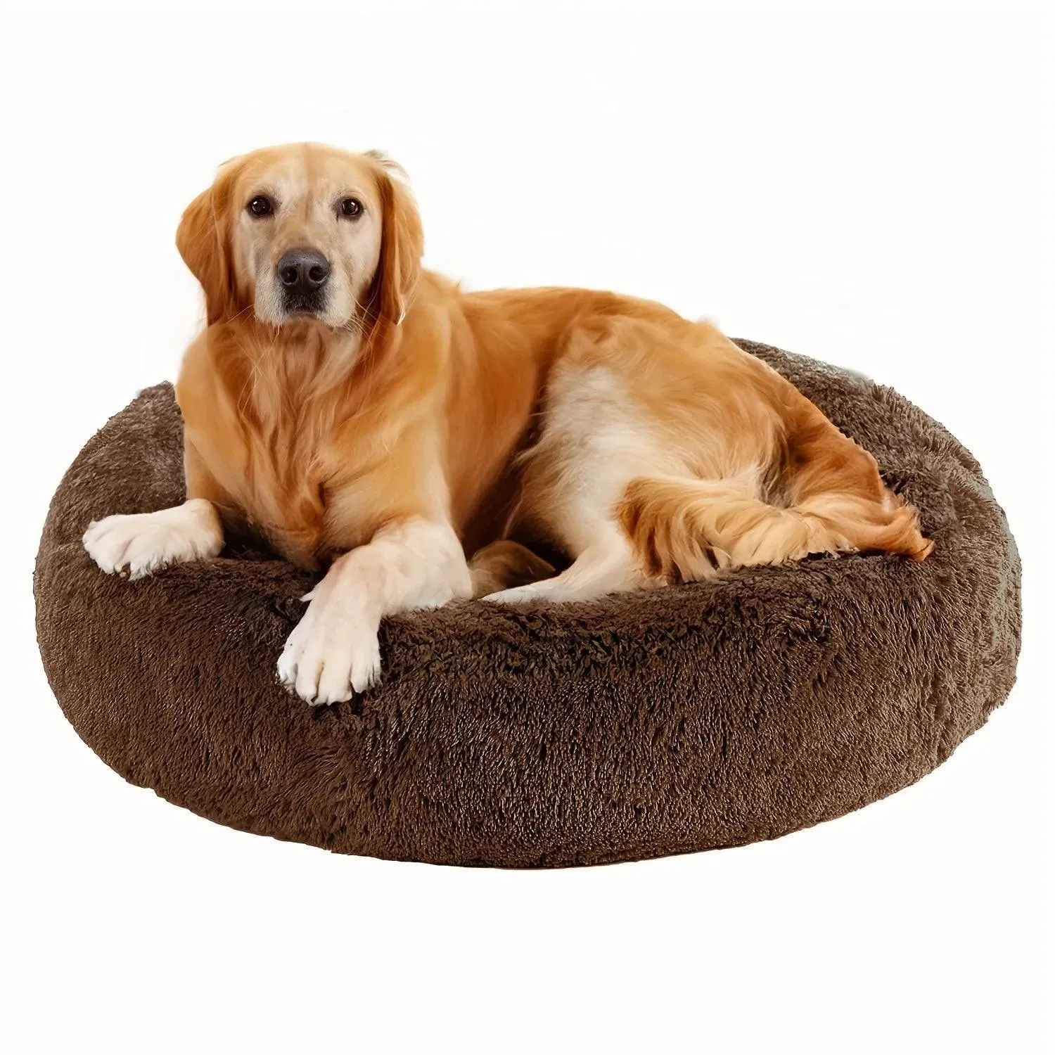 Cozy Anti-Anxiety Donut Cuddler Bed