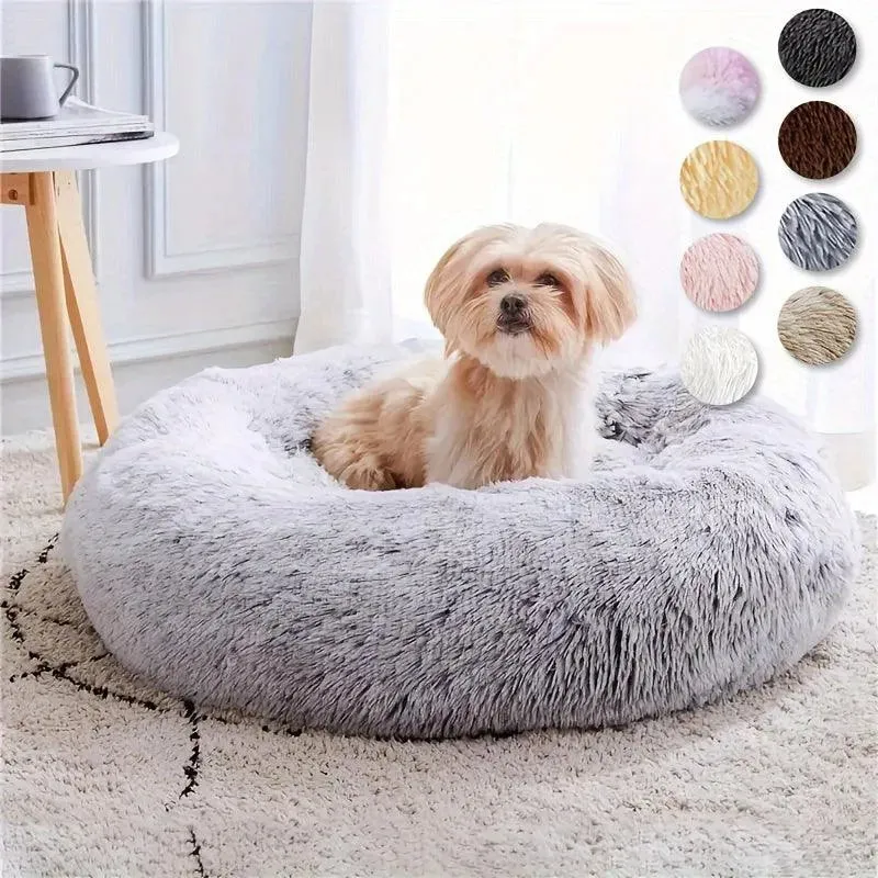 Cozy Anti-Anxiety Donut Cuddler Bed