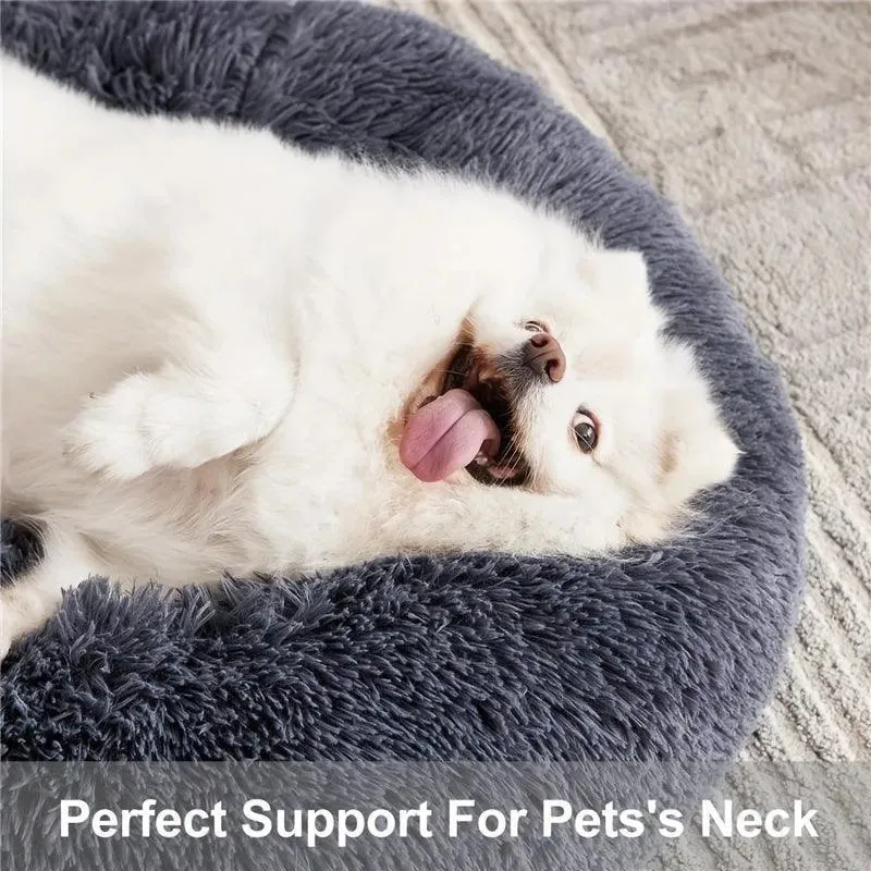 Cozy Anti-Anxiety Donut Cuddler Bed