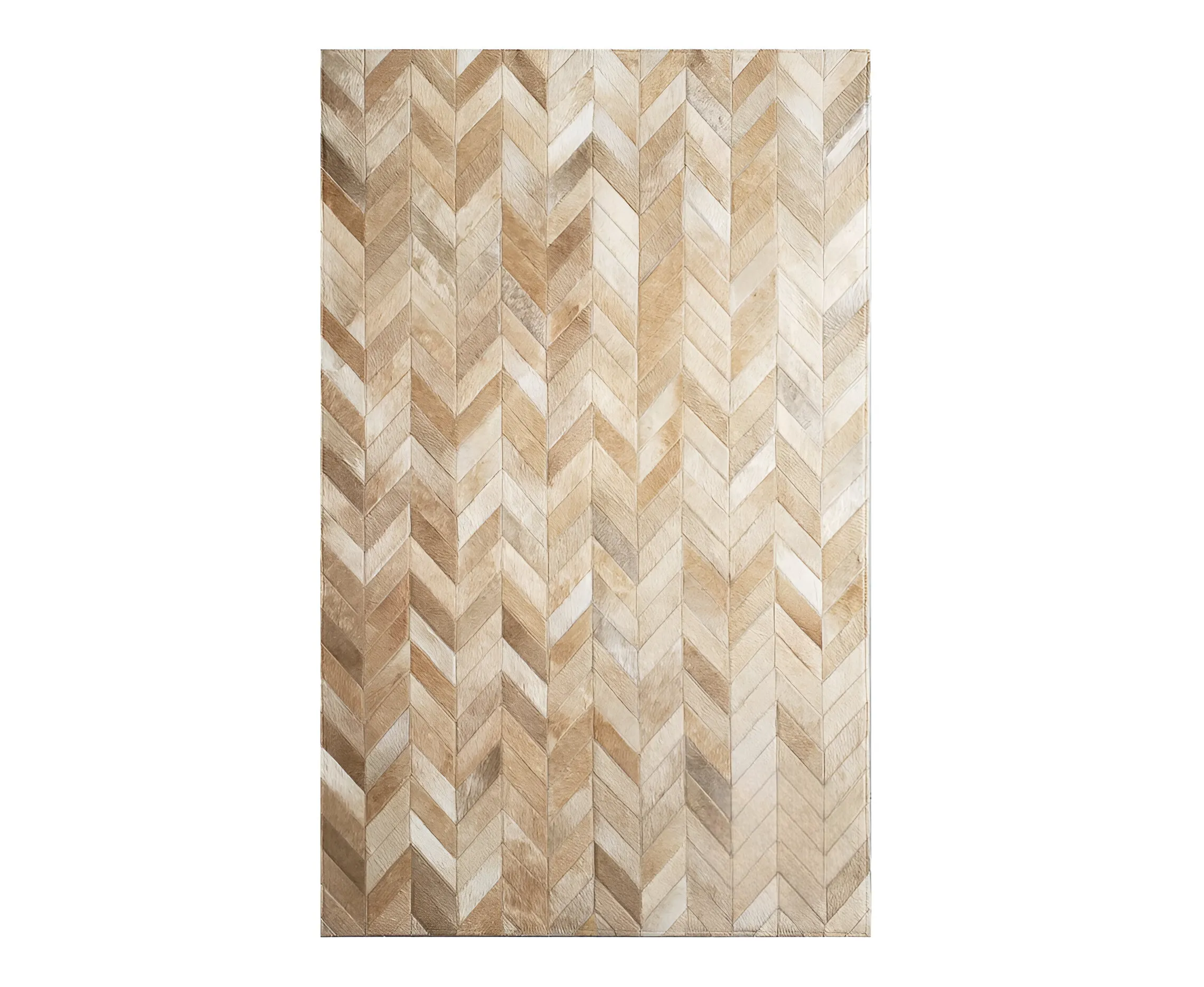 Custom Pattern 100% Genuine Cowhide Patchwork Area Rug, Handmade Elegance