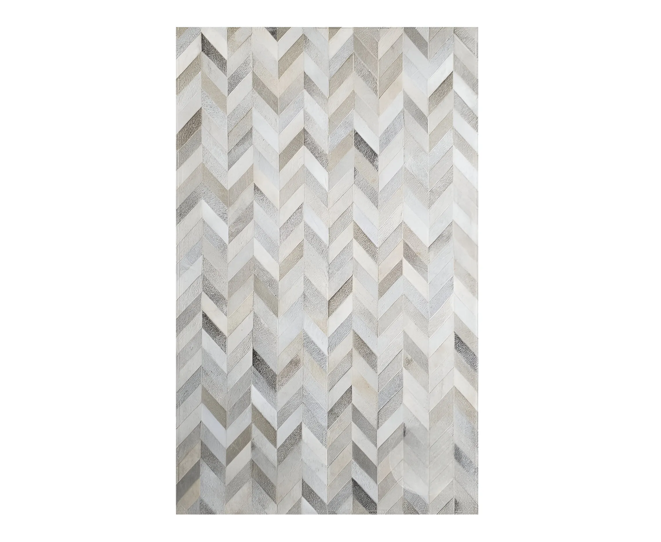 Custom Pattern 100% Genuine Cowhide Patchwork Area Rug, Handmade Elegance