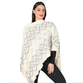 Diamond Pattern Poncho