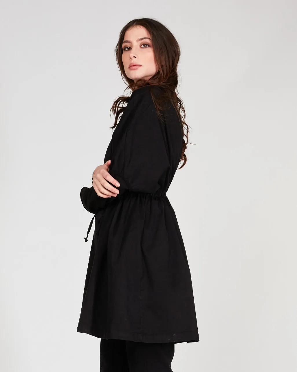 Draw Waist Poncho