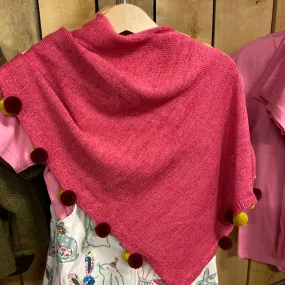 Ex white stuff poncho & scarf