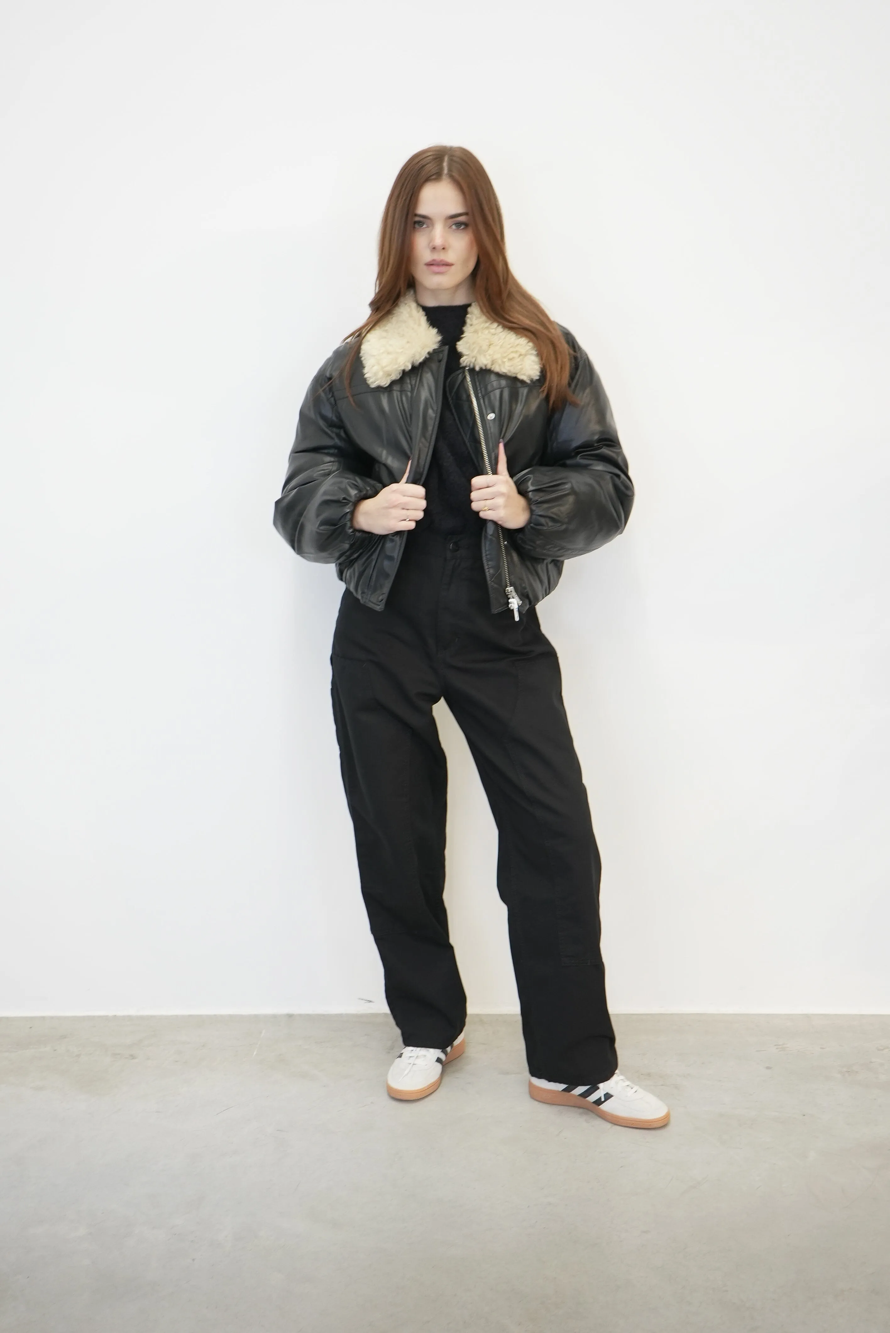 FRAN JACKET FAUX LEATHER