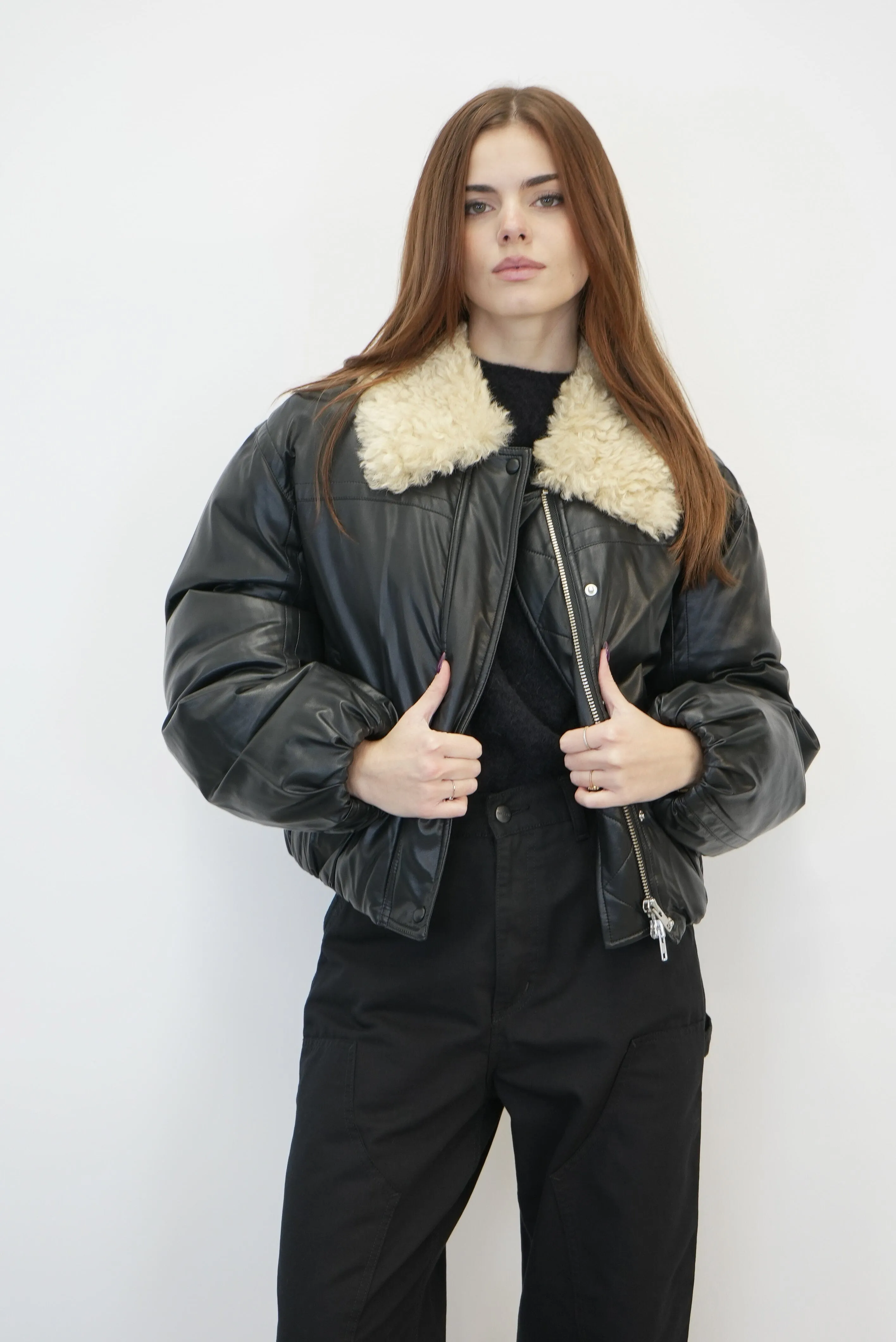 FRAN JACKET FAUX LEATHER