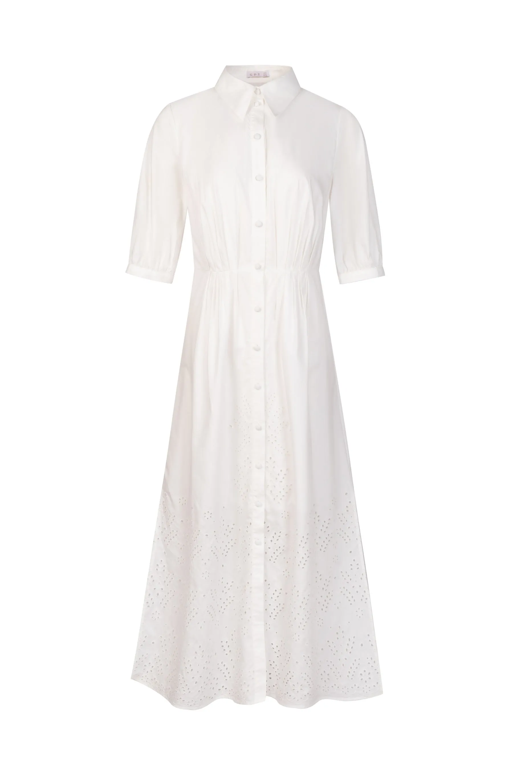GDS Raven Tencel Long Dress | White