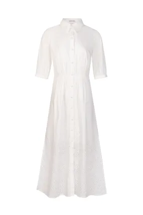 GDS Raven Tencel Long Dress | White