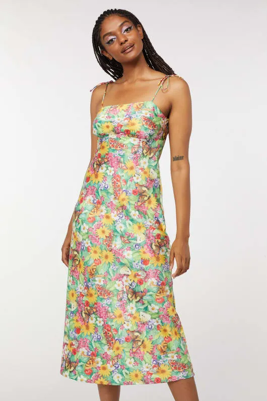 Glade Satin Slip Dress
