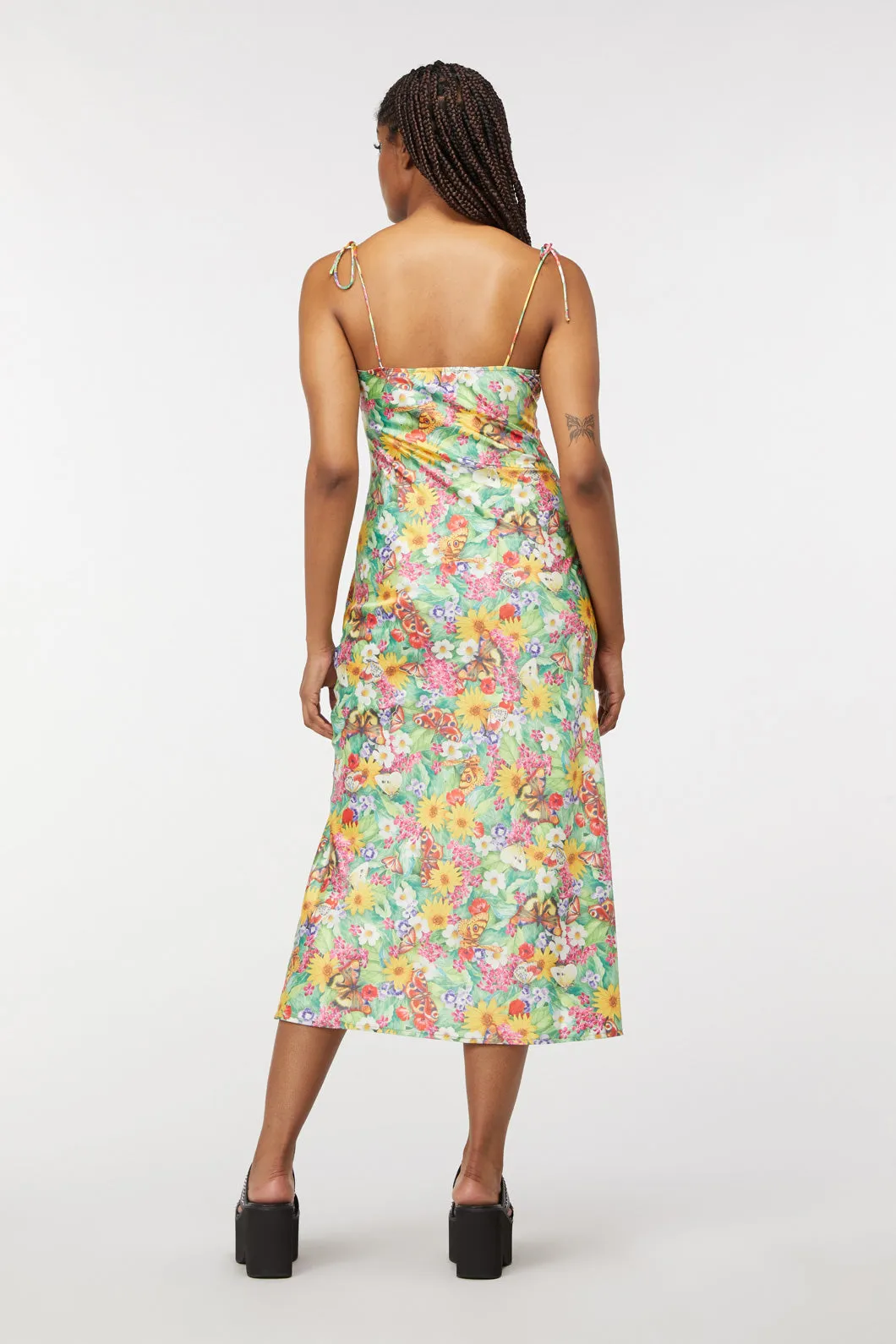 Glade Satin Slip Dress