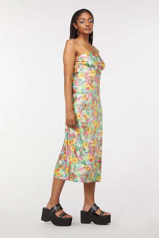 Glade Satin Slip Dress