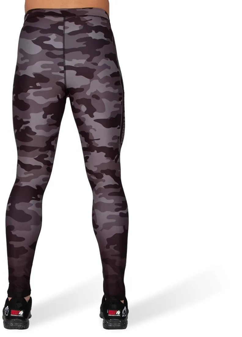 Gorilla Wear Franklin Mens Tights - Black Grey-Camo
