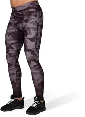 Gorilla Wear Franklin Mens Tights - Black Grey-Camo