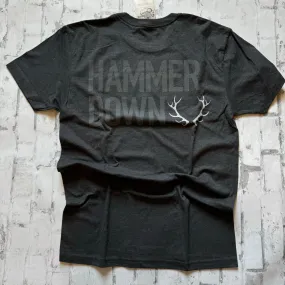 Hammer Down “Antlers” Short Sleeve T-shirt - Solid Graphite