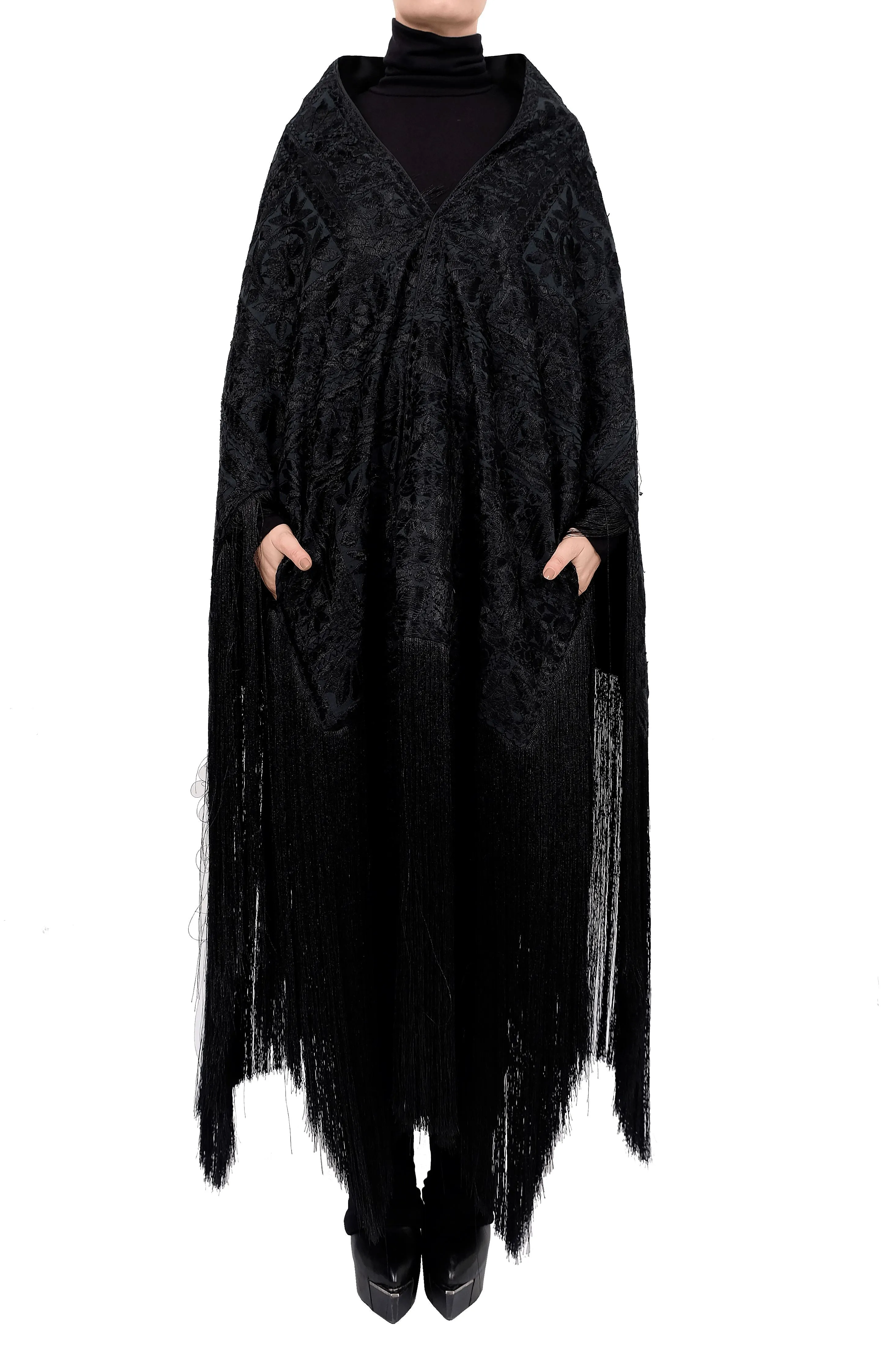 Hand Embroidered Poncho
